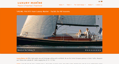 Desktop Screenshot of luxury-marine.com